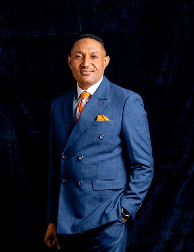 A portrait of Bishop Dr. Jude Akhere.